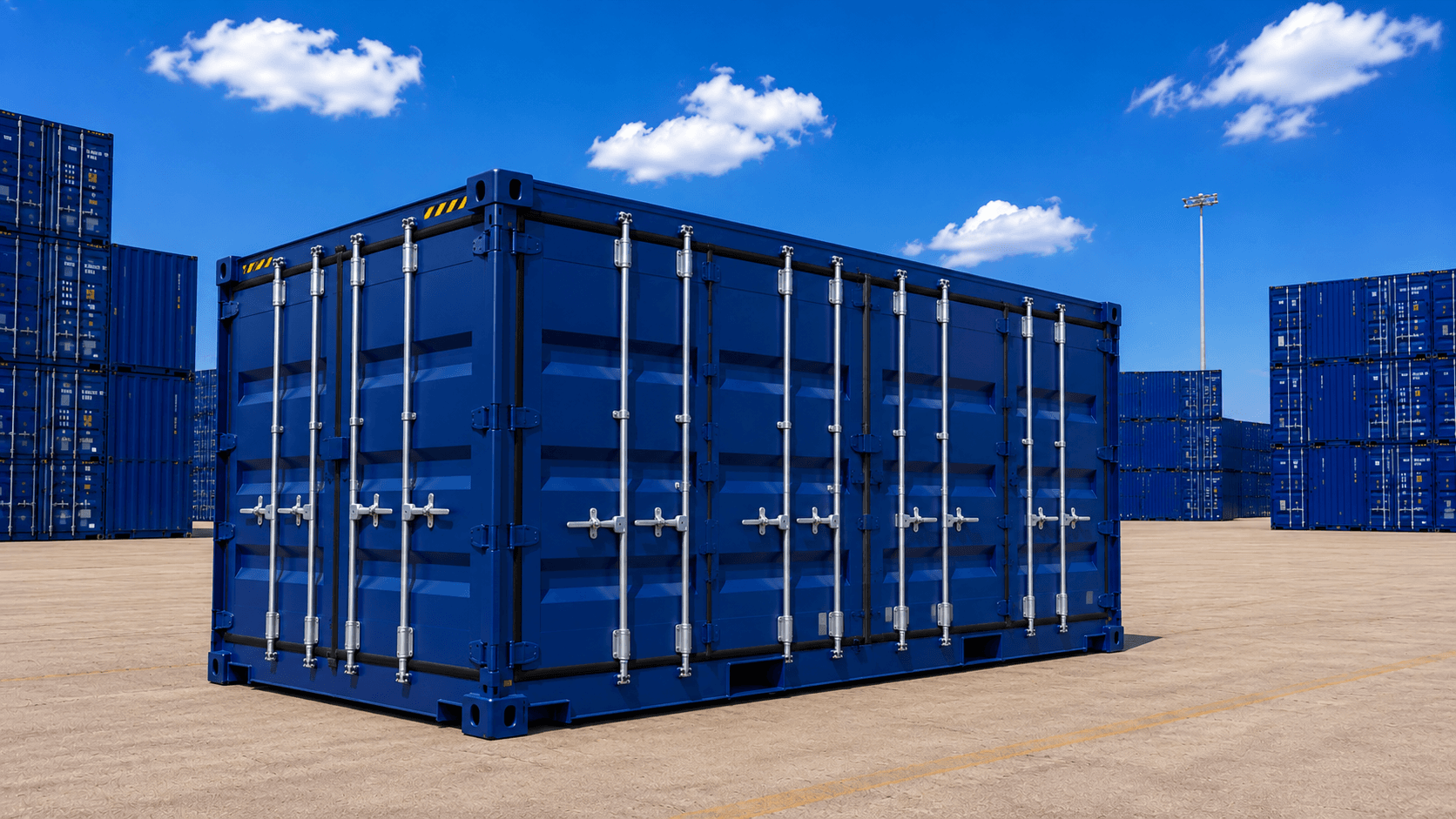20FT Full Open Side Container — 20FT shipping container