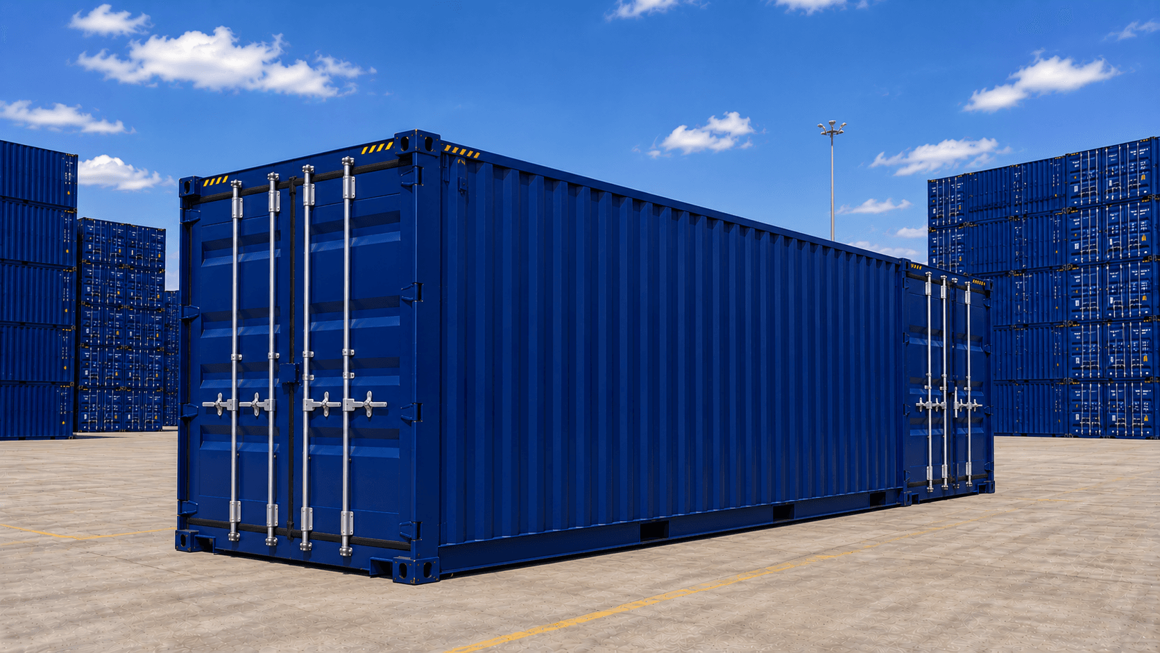 40FT High Cube Double Door Container — 40HQ shipping container