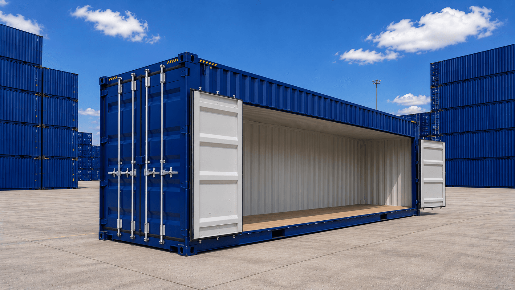 40FT High Cube Open Side Container — 40HQ shipping container