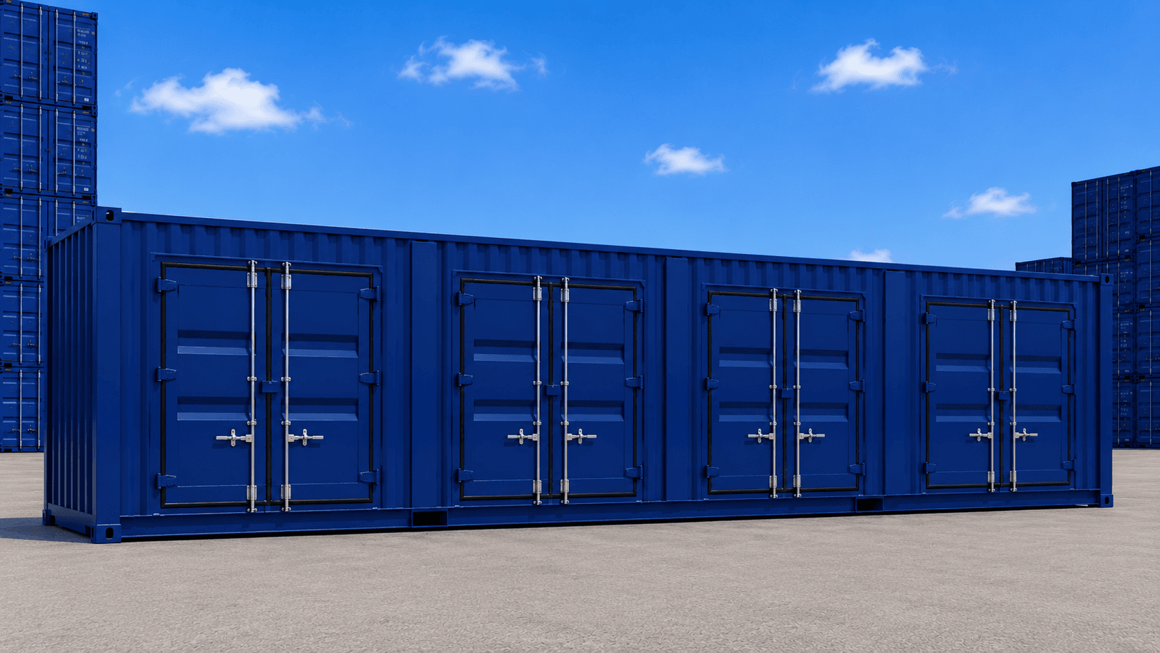 40FT High Cube Open Side Container — 40HQ shipping container