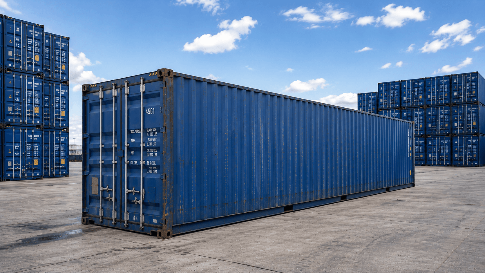 40FT WWT Used Container — 40FT shipping container